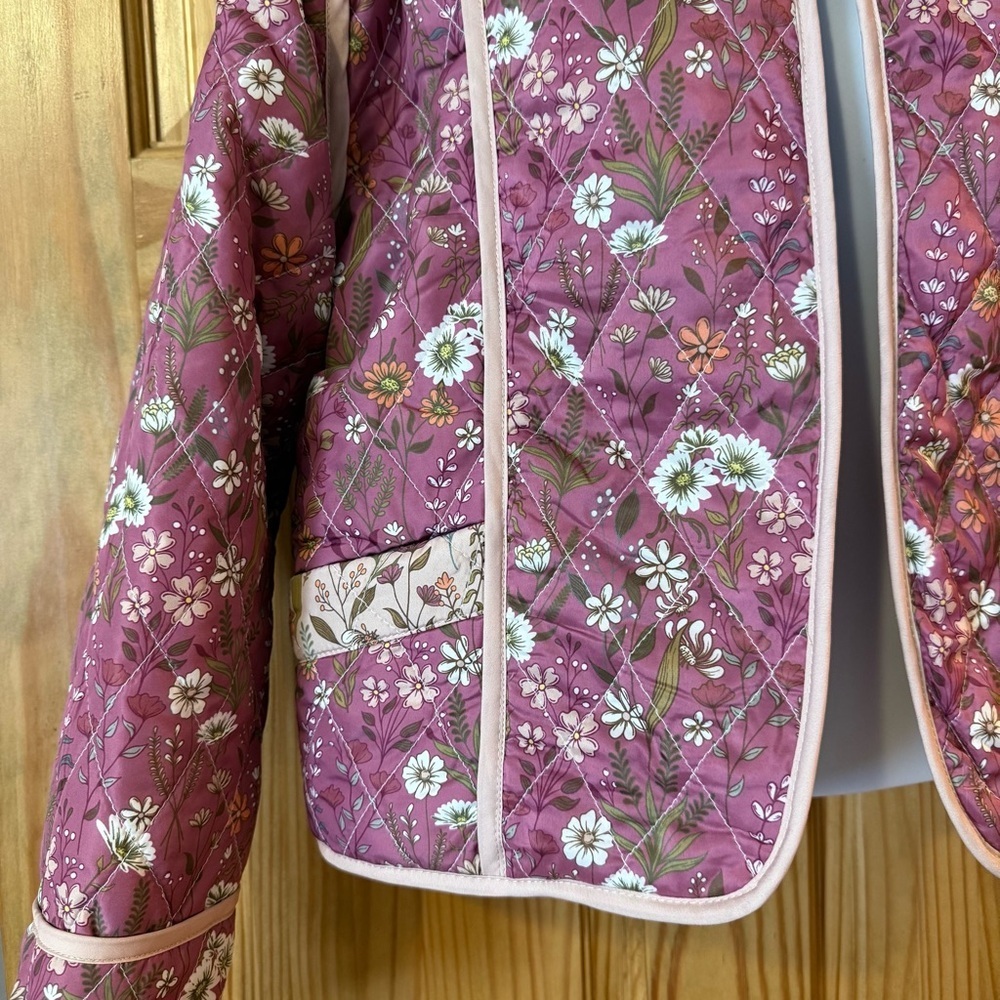 Simply Southern Reversible Quilted Floral Jacket – NWT size small - Picture 3 of 12